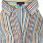 Y2k Peter Murray Sleeveless Polo Top Striped Multicolor - XL