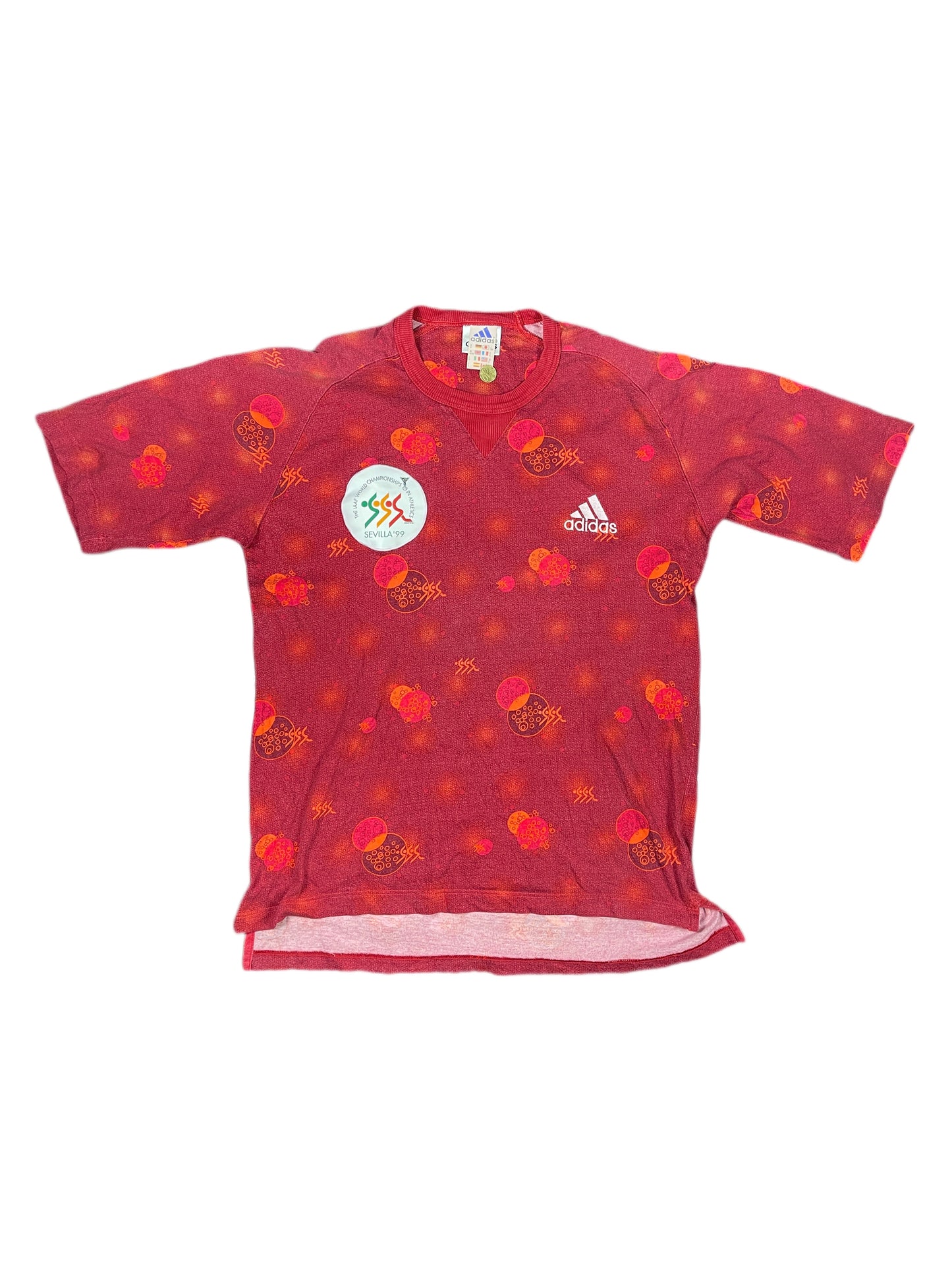 Vintage Adidas T-Shirt The Iaaf World Championships in Athletics 1999 - XL