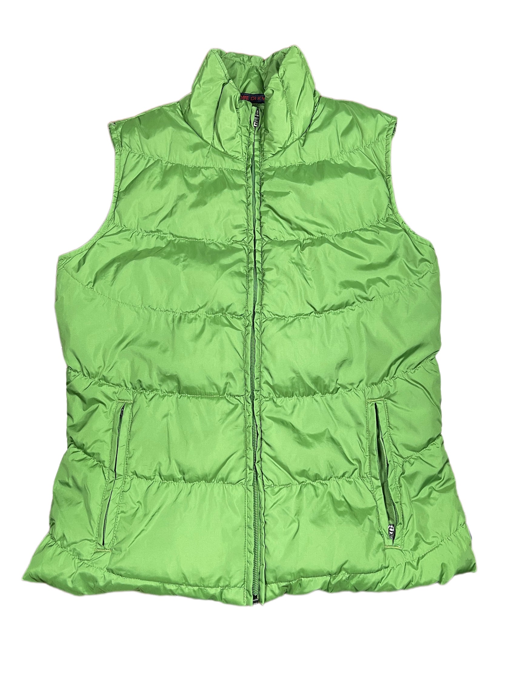 Vintage 1990s Kappa Puffer Down Vest Green M