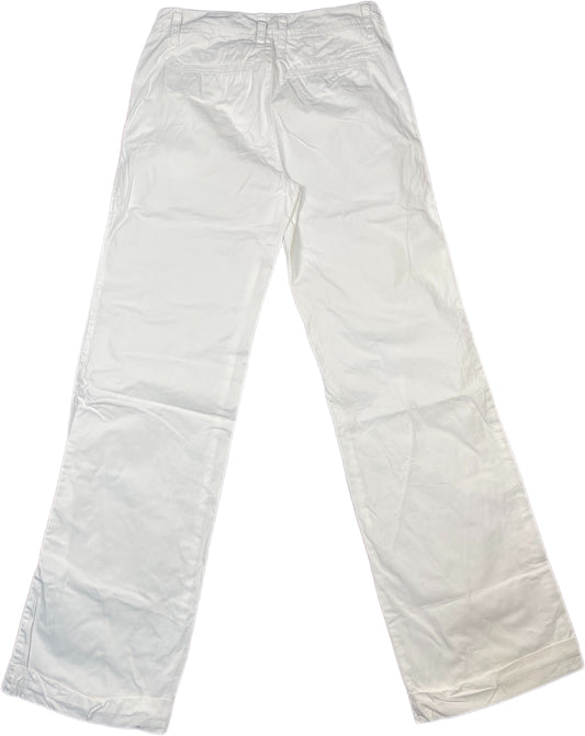 Y2K Esprit Pants White Cotton XS