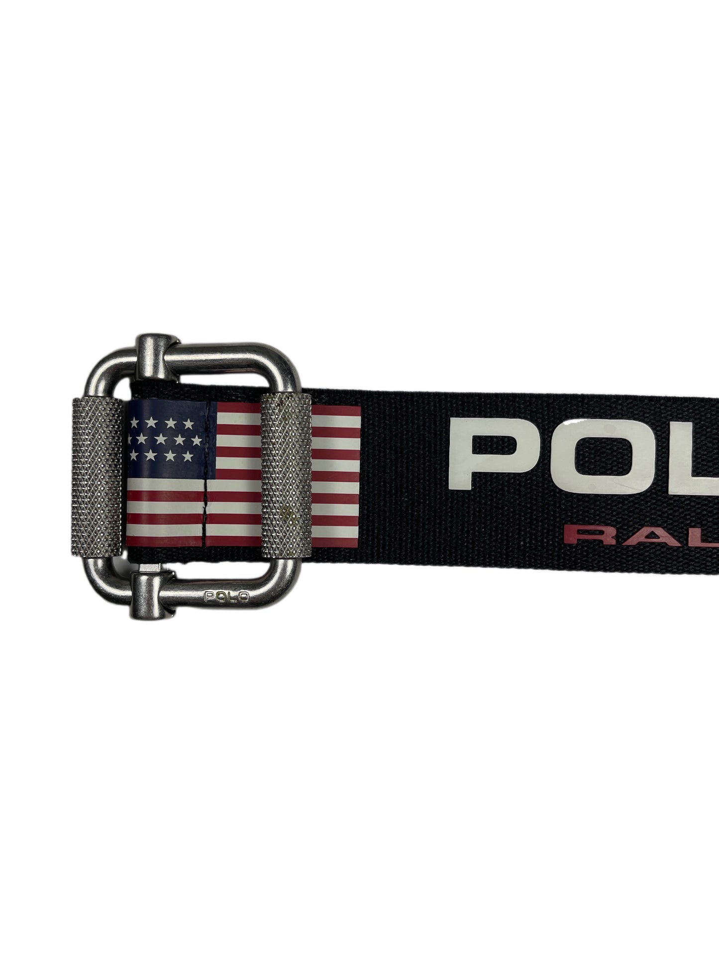 Y2k Polo Ralph Lauren Nylon Belt Black