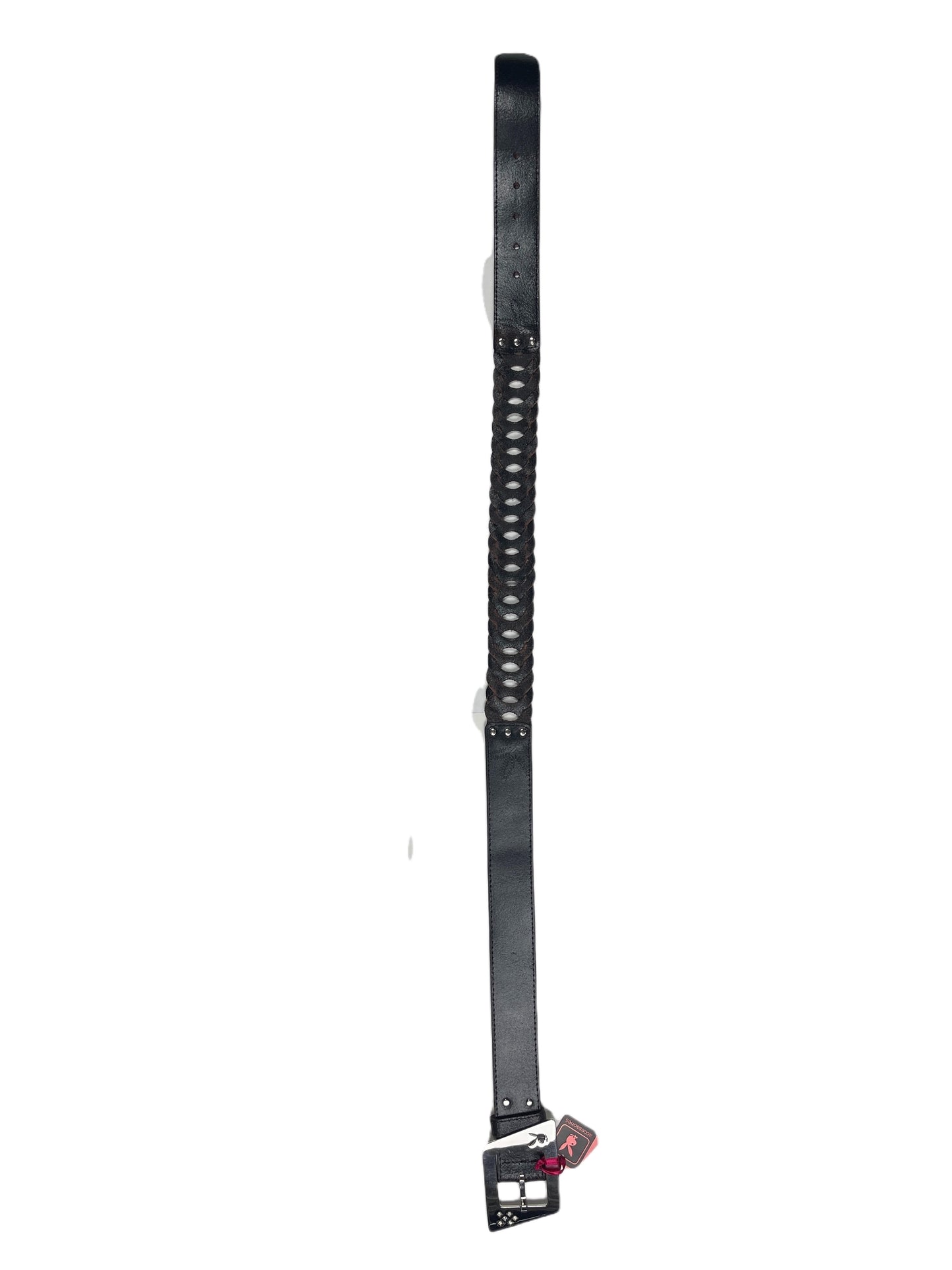 Y2k Playboy Leather Belt Black 2004