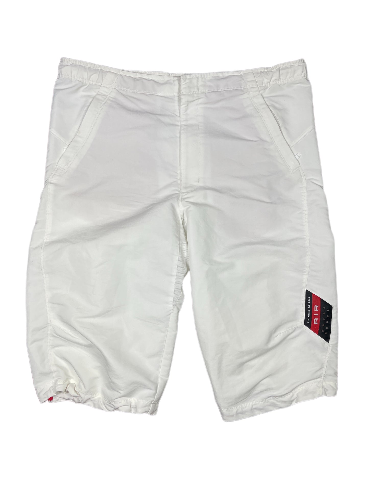 Y2k 2000s Nike Air Capri Sport Pants White - L