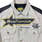 Vintage Diesel 90s Denim Jacket Gray Cream M
