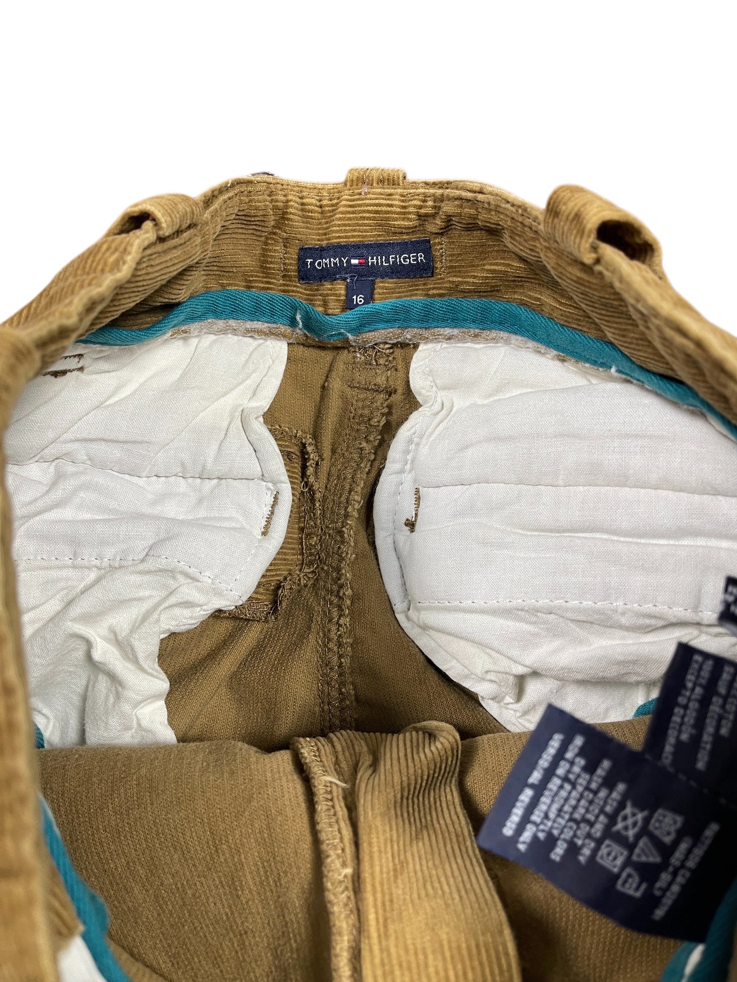 Tommy Hilfiger Bootcut Corduroy Pants Brown - XS