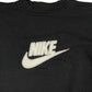 Vintage Nike 1990s Sweatshirt Spell Out Black - XL