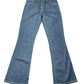 Vintage Levi's Flared Denim Pants Blue - S/M