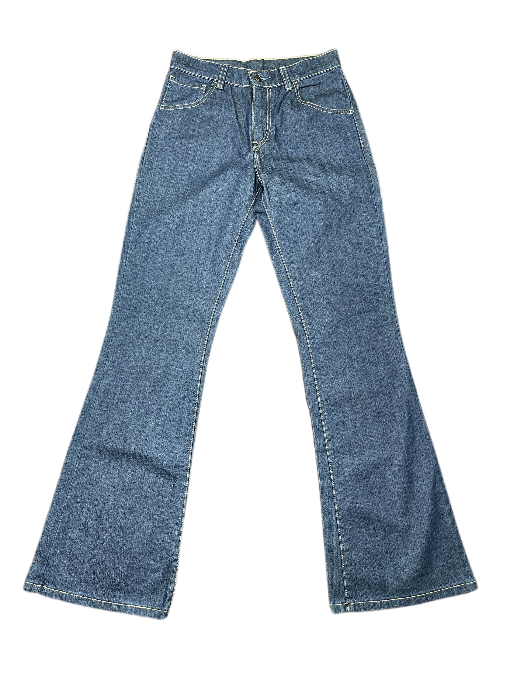 Vintage Levi's Flared Denim Pants Blue - S/M