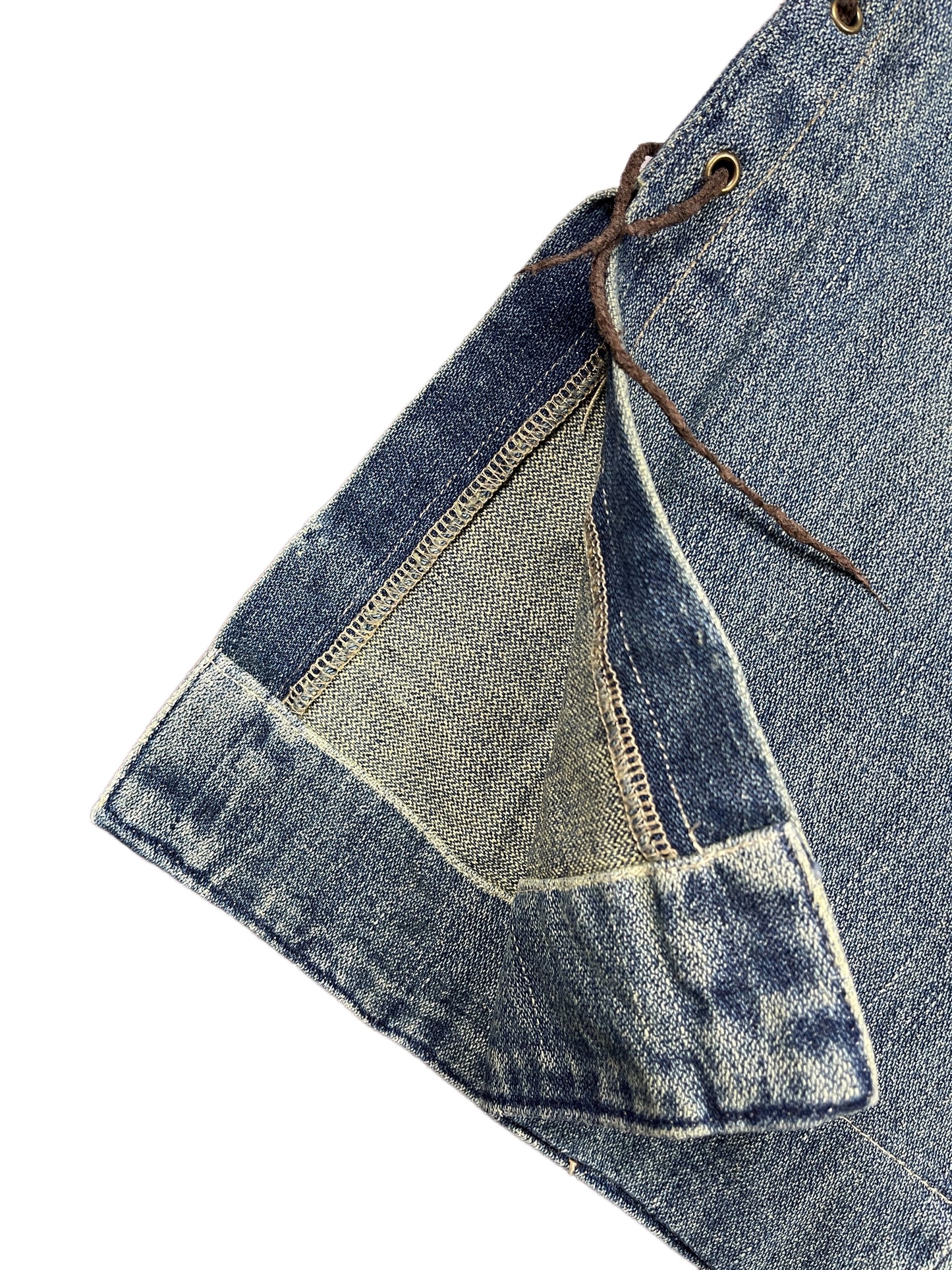 Y2k Pepe Jeans Low Waist Flared Denim Pants Blue - M