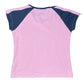 Y2k 2000s Reebok Short Sleeve Top Pink Navy - XXL