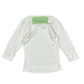 Y2k Miss Side Car Long Sleeve Top Girl Drawing White - M