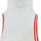 Y2K 2007 Adidas Sleeveless Top White Cotton Blend L