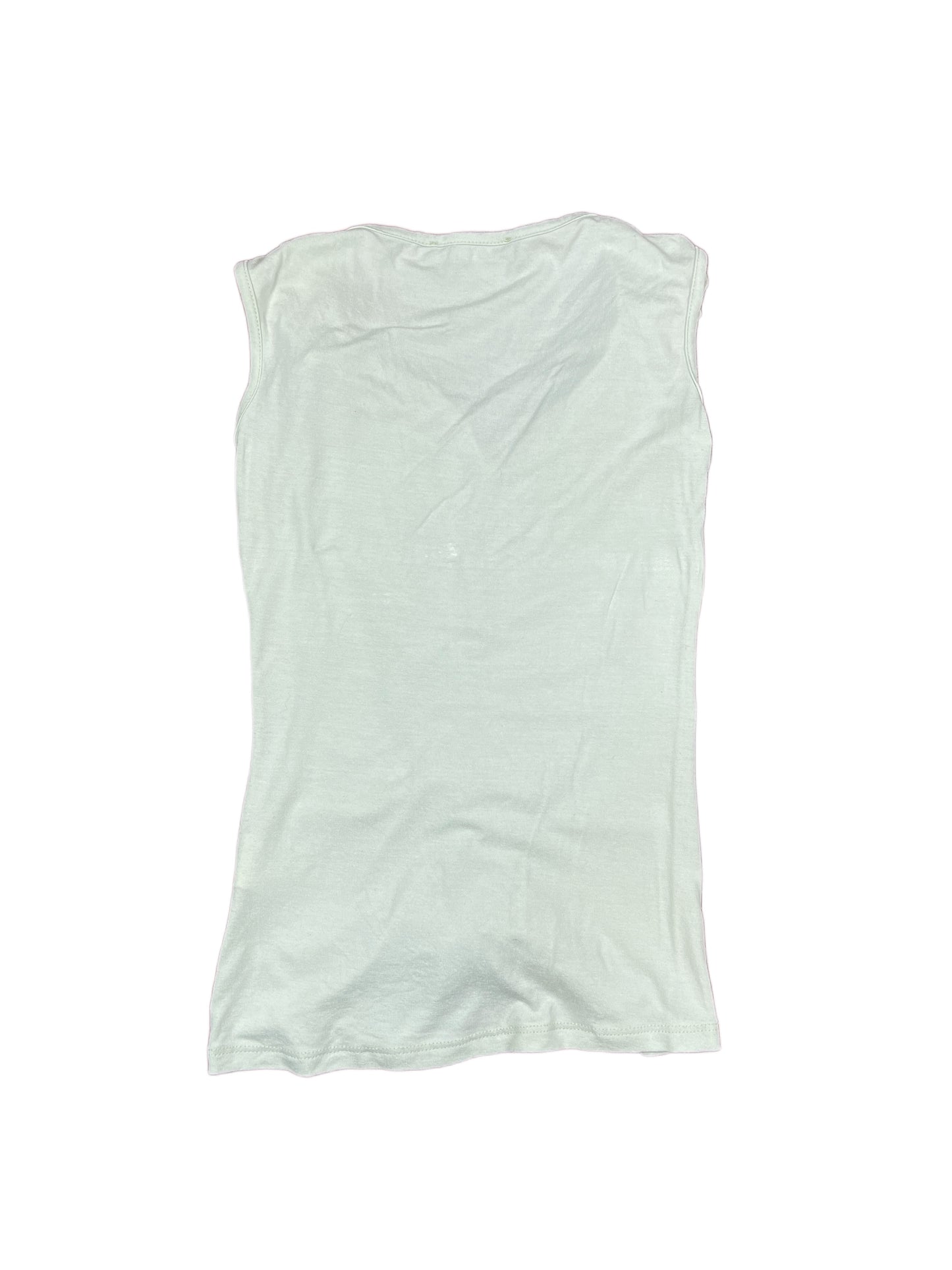 Y2k Sleeveless Top Mint Green - XS