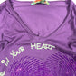 Y2k Desigual Long Sleeve Top Purple - XS