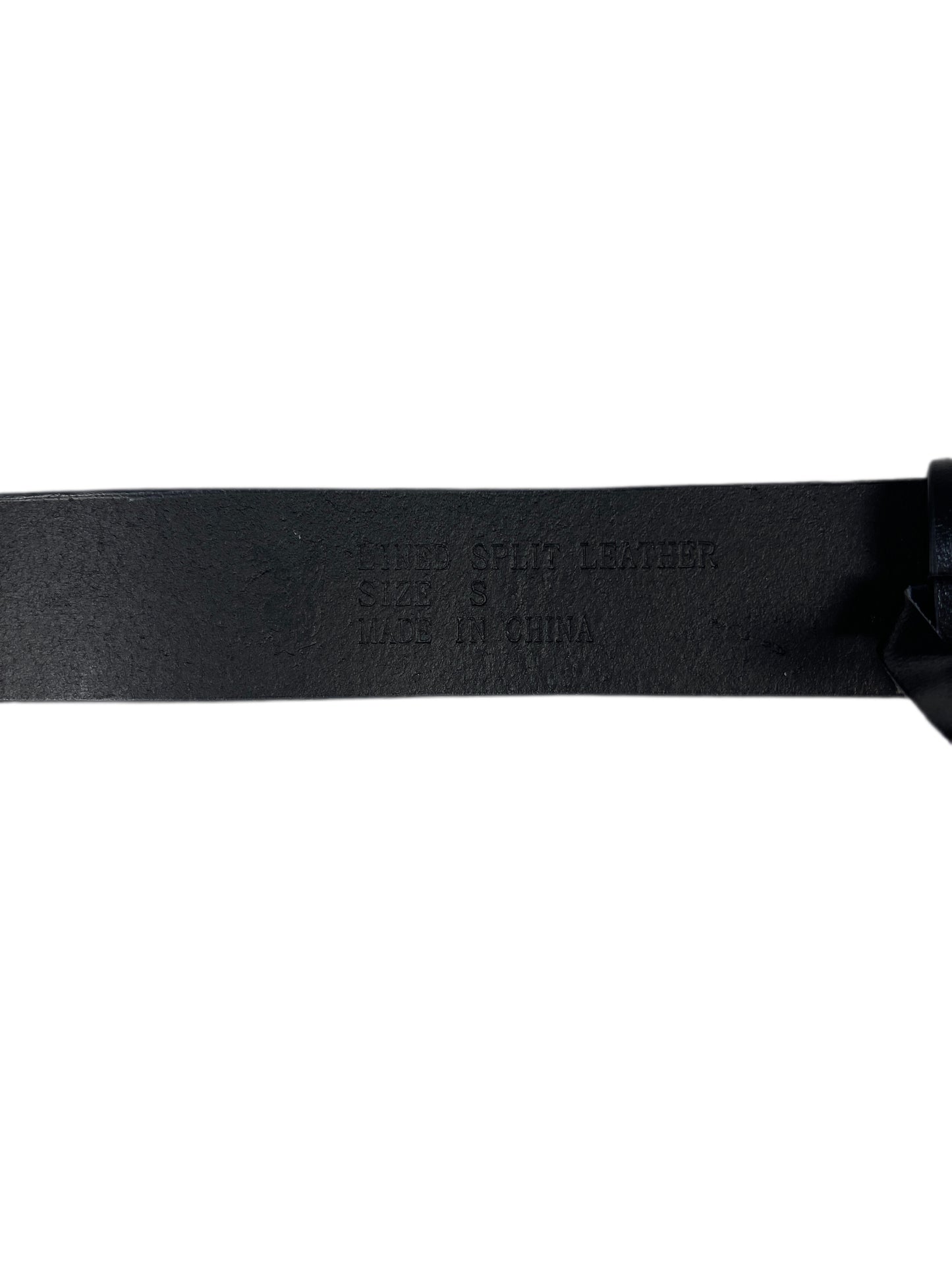 Y2k Playboy Leather Plug Belt Black 2004