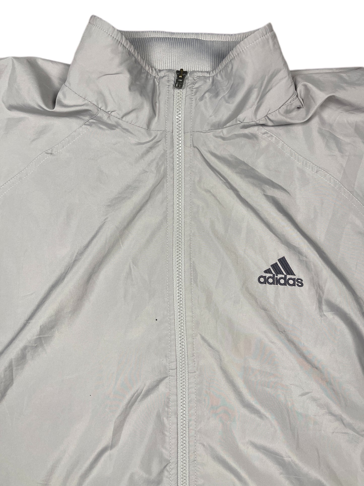Vintage Adidas Track Jacket Gray - XL
