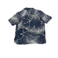 Vintage DB D'Best Silk Short Seele Shirt Navy - L