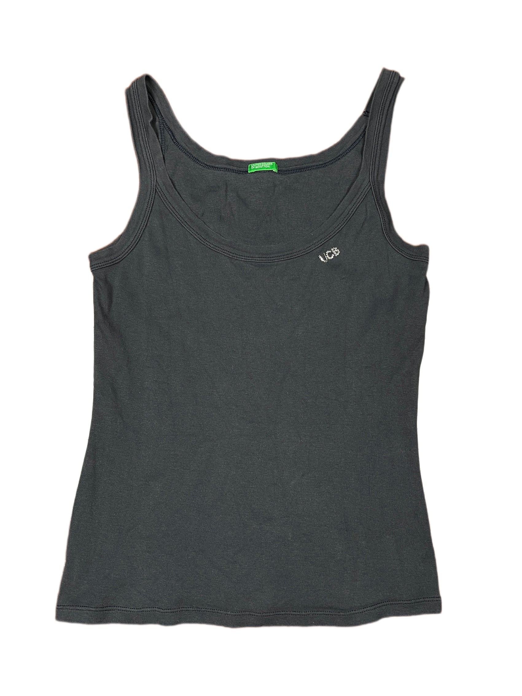 Y2k Benetton Sleeveless Top Navy - L