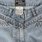 Vintage Crazy World Flared Denim Jeans Pants Blue - XS