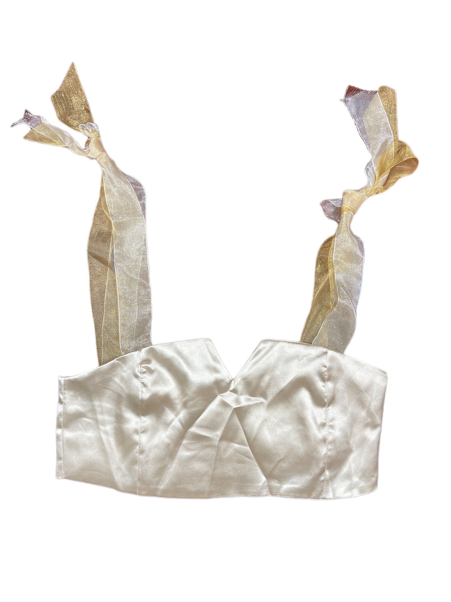 Y2k Marmont Sleeveless Top Perlmut - M