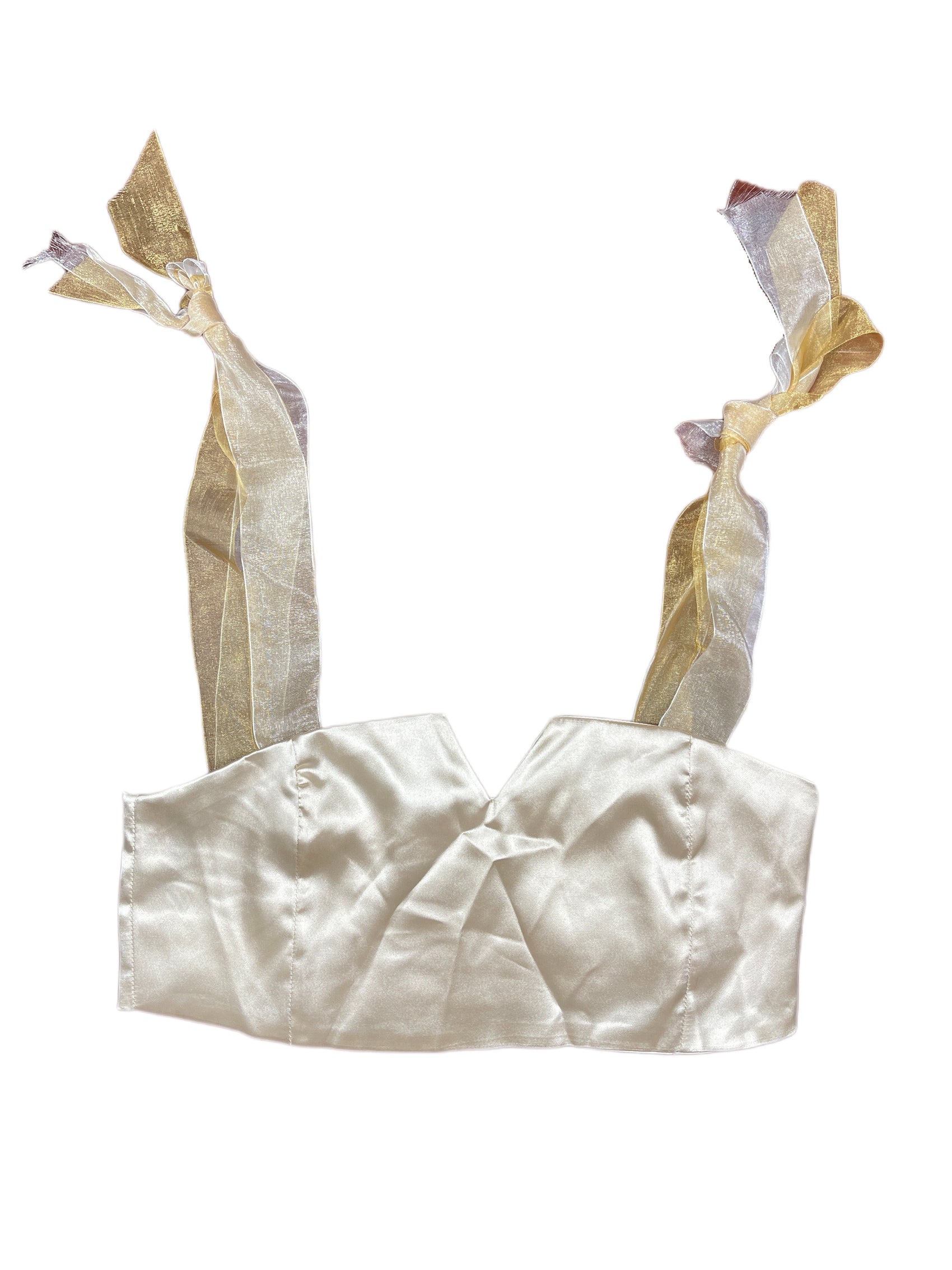 Y2k Marmont Sleeveless Top Perlmut - M