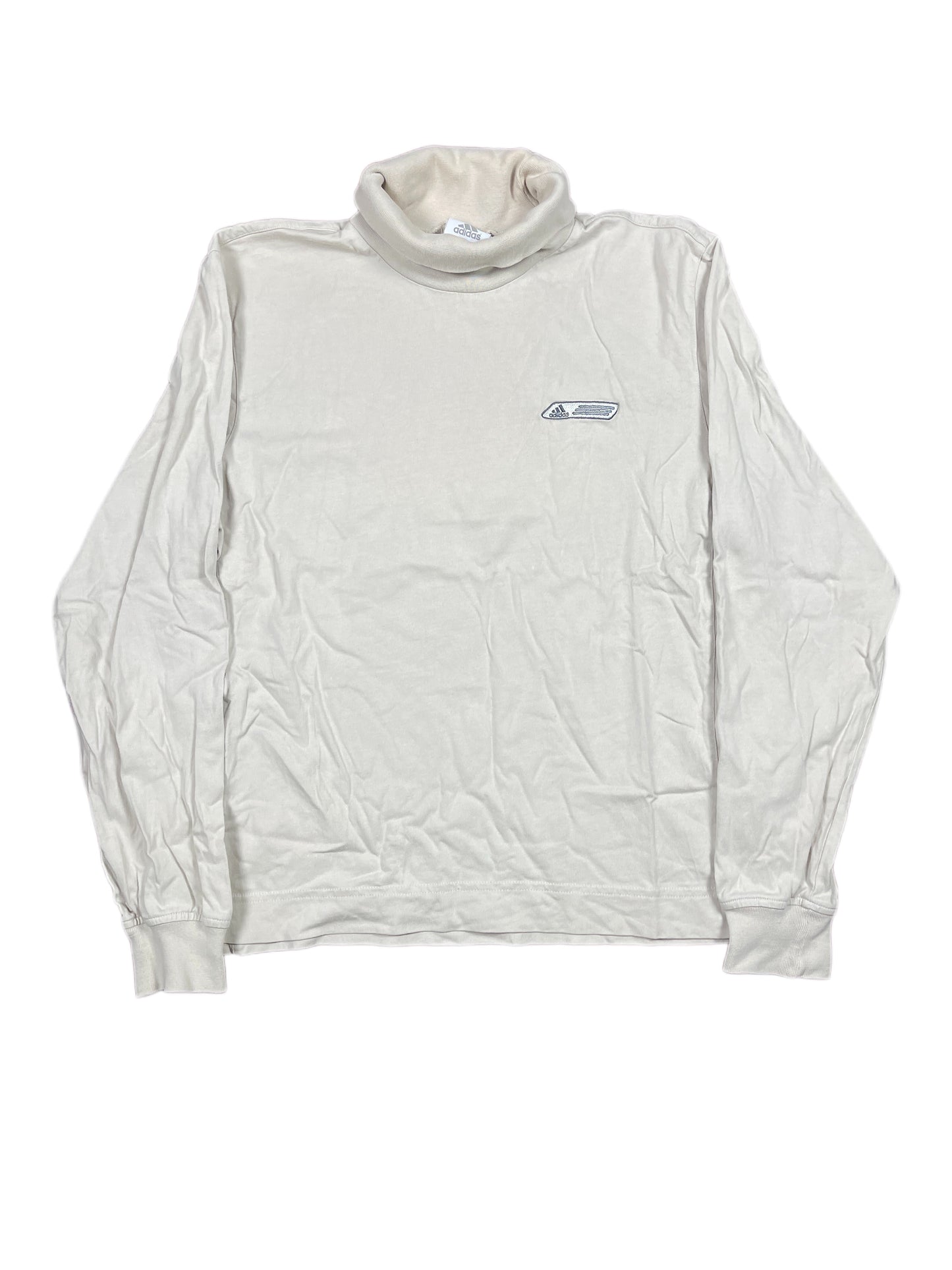 Vintage Adidas 2004 Turtleneck Longsleeve Cream - M