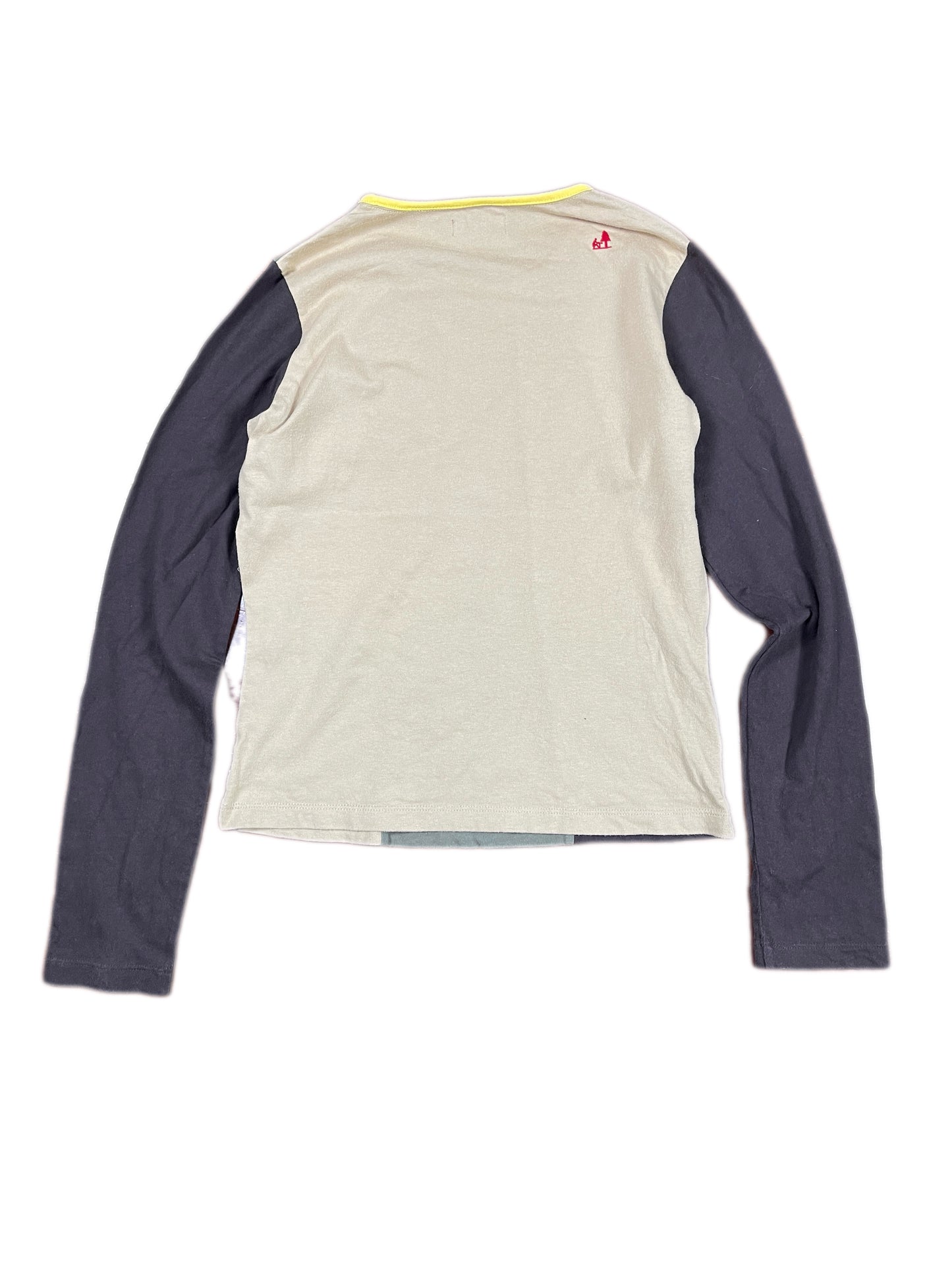 Y2k Pepe Jeans Long SLeeve Top Brown Multicolor - M