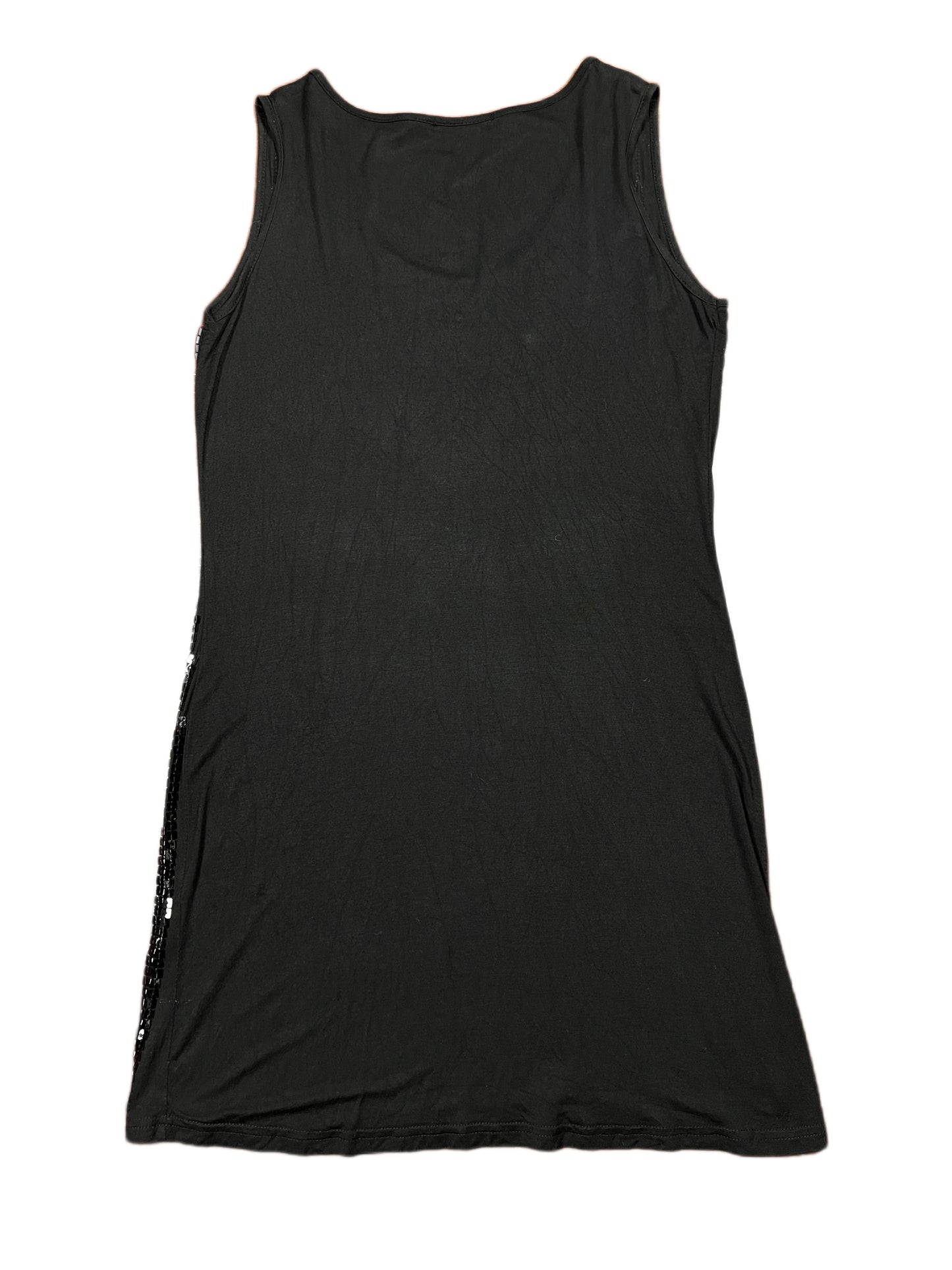 Y2k Christian Lay SLeeveless Dress Black Multicolor - M