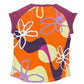 Y2k Mistral Short Sleeve Baby Top Red Orange - XXS/XS