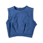 Y2k Sleeveless Top Navy - S