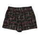 Seven Sisters Skirt Shorts Black Red - XS