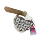 Y2k Playboy Leather Belt White 2004