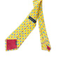 Vintage Laurant Benon Silk Tie Flowers Yellow