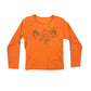 Y2k Blay Style Long Sleeve Top Orange - L/XL