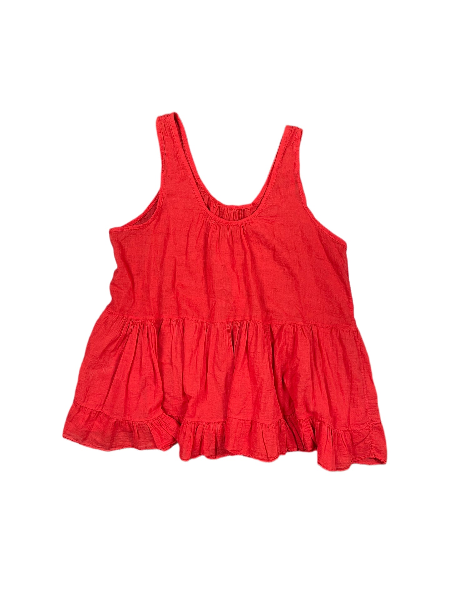 Vintage Sleeveless Top Red - XXL