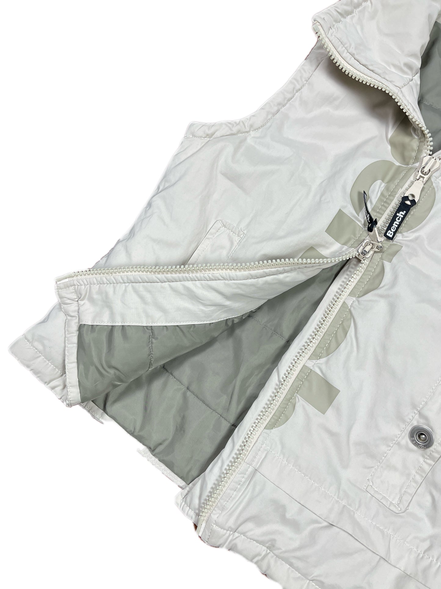 Y2k Bench Vest Cream - L