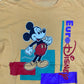 Vintage Euro Disney 1990s Mickey Mouse T-Shirt Orange - L