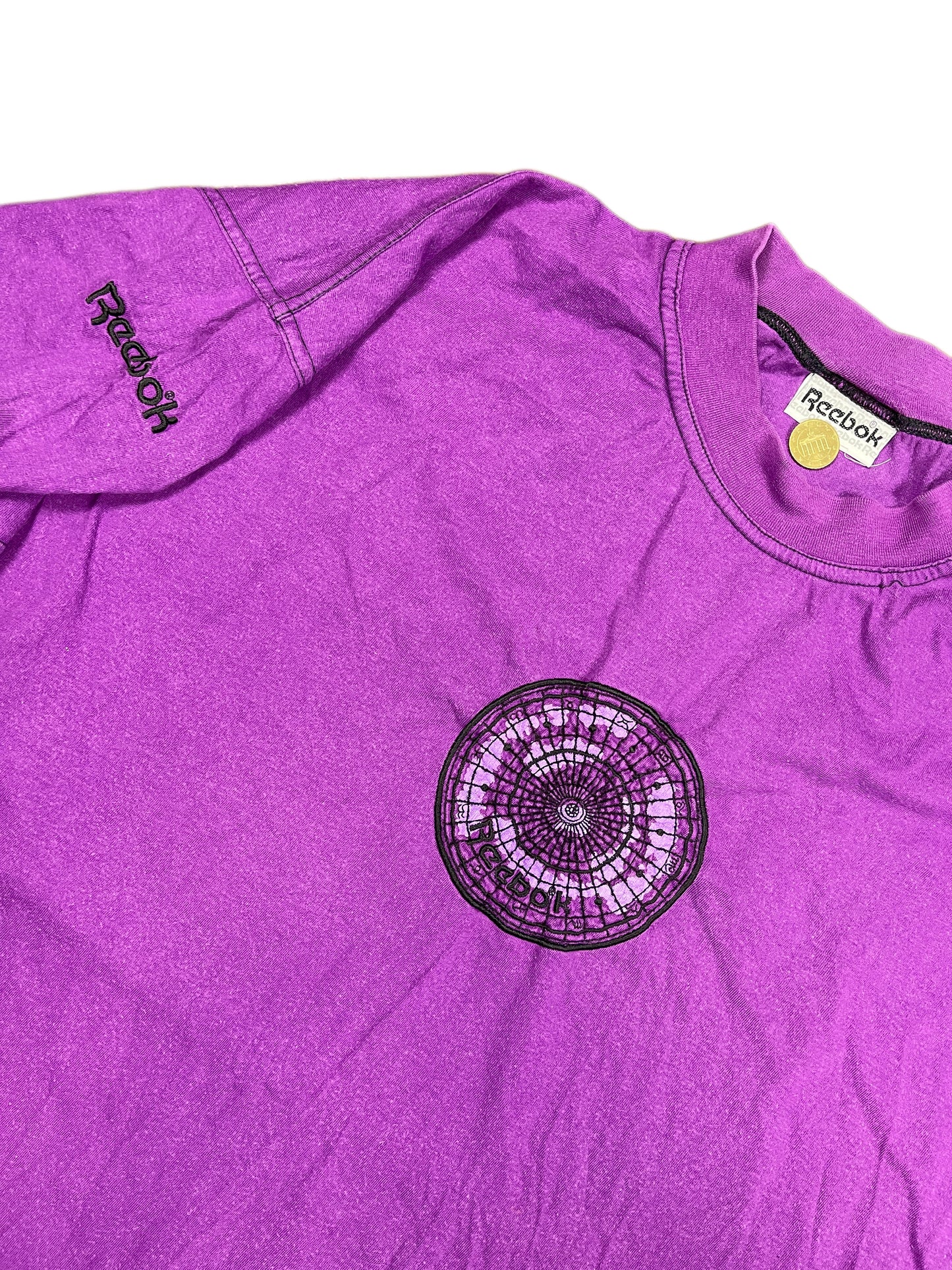 Vintage Reebok T-Shirt Purple - M