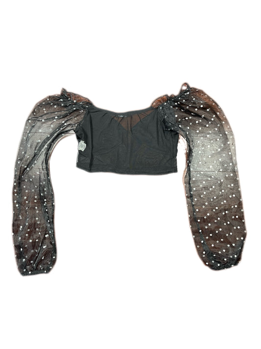 Boohoo Long Sleeve Top Black - S