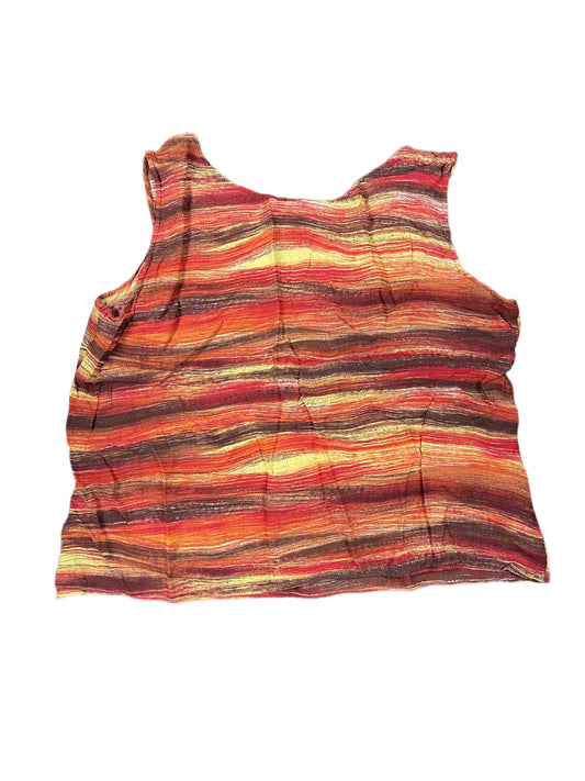 Vintage Amitie Sleeveless Top Orange XXXL