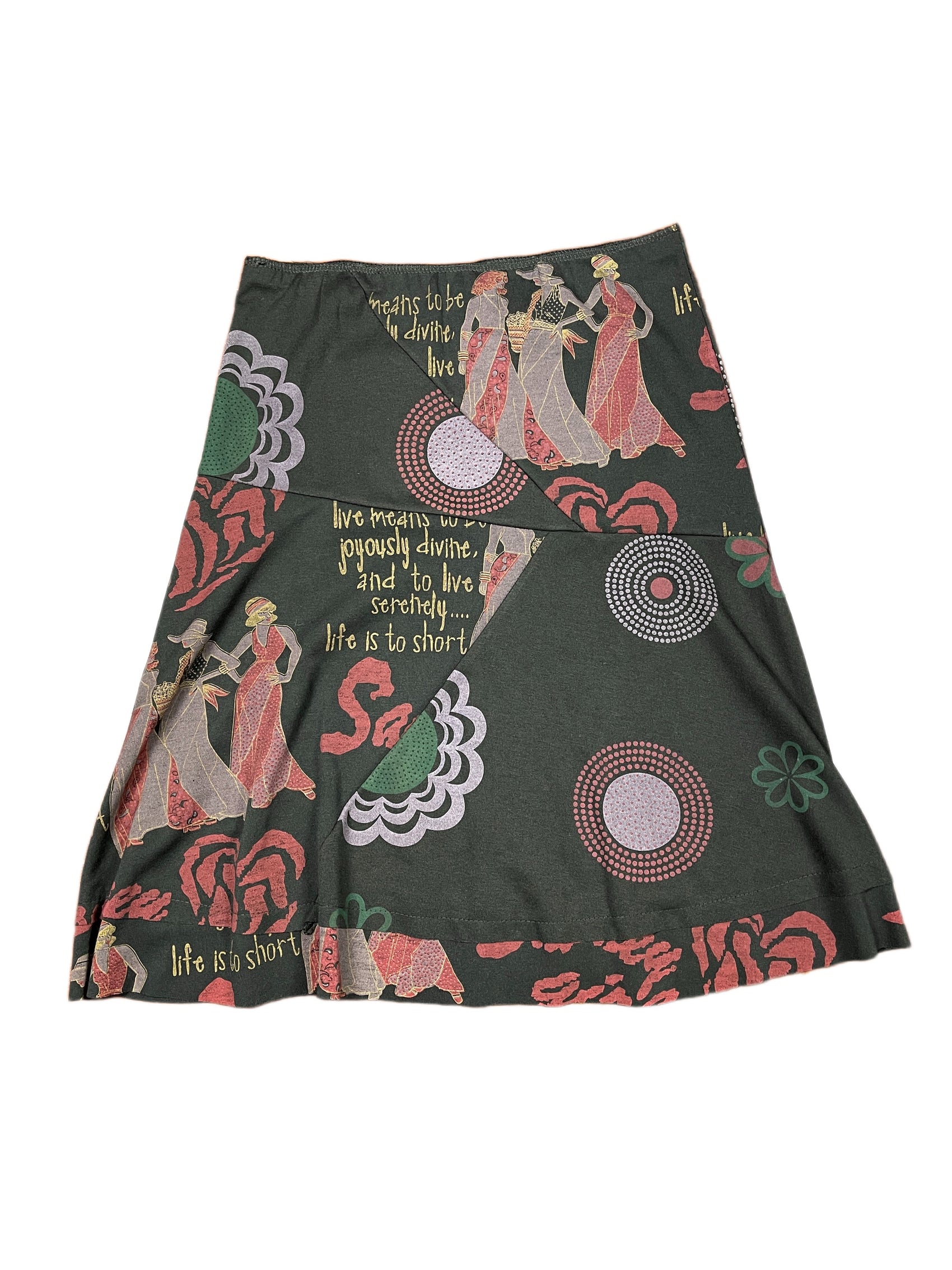 Y2k Skirt Black - L