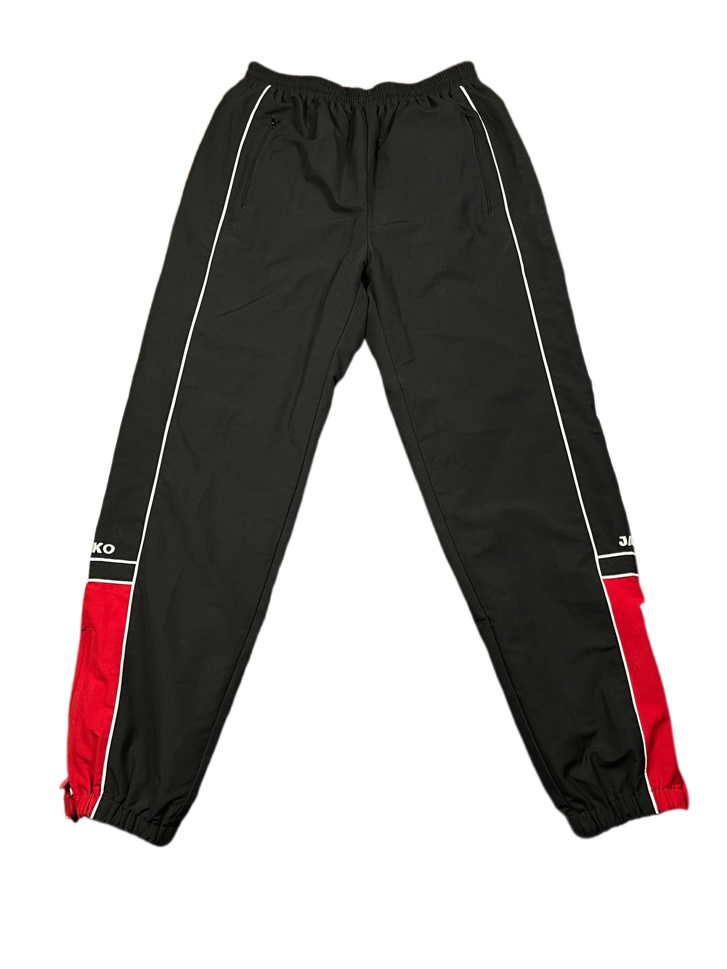 Vintage Jako Sport Pants Black Red - XXL