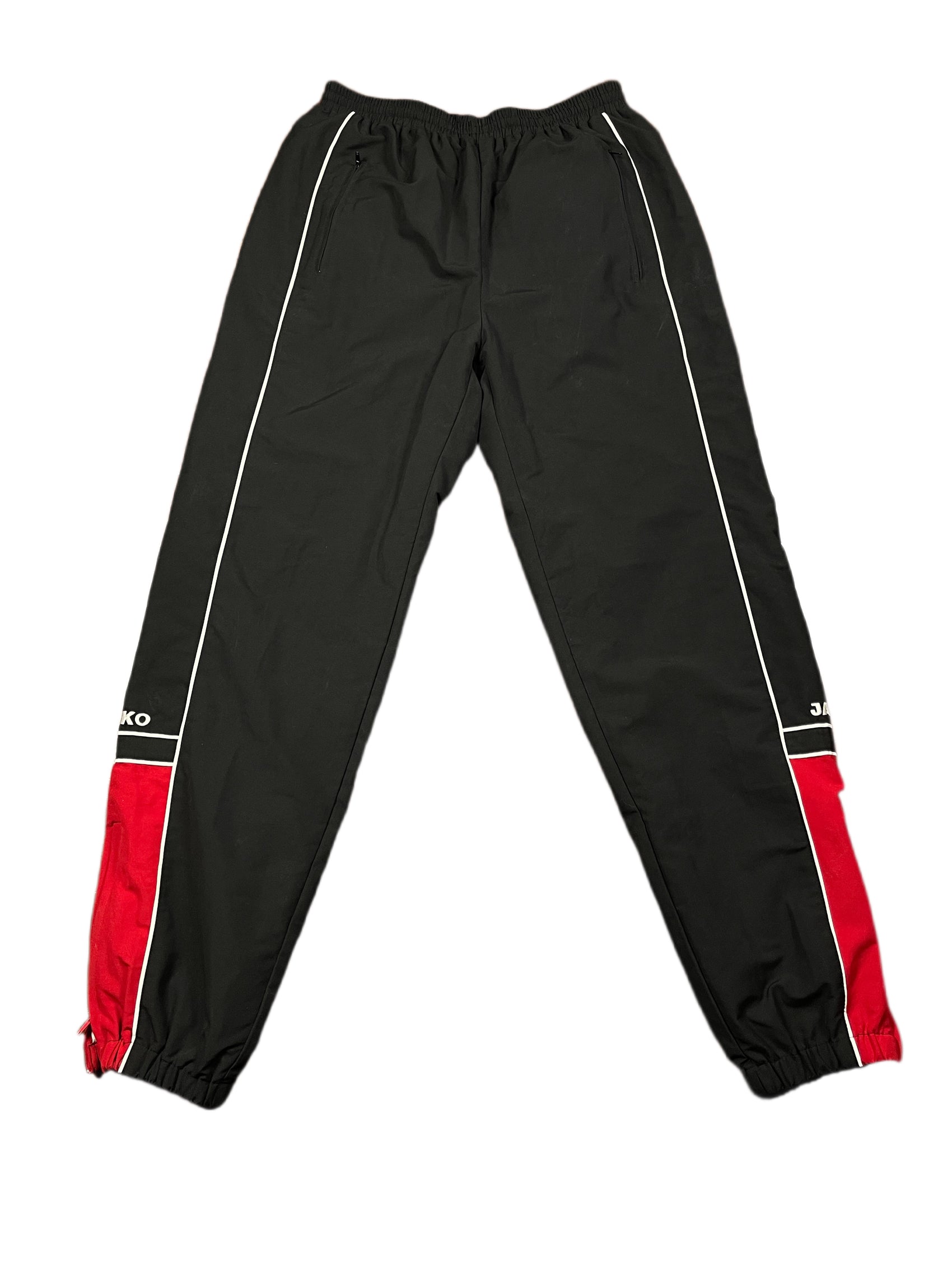 Vintage Jako Sport Pants Black Red - XXL