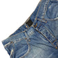 Y2k Sicko19 Bootcut Denim Pants Blue - M