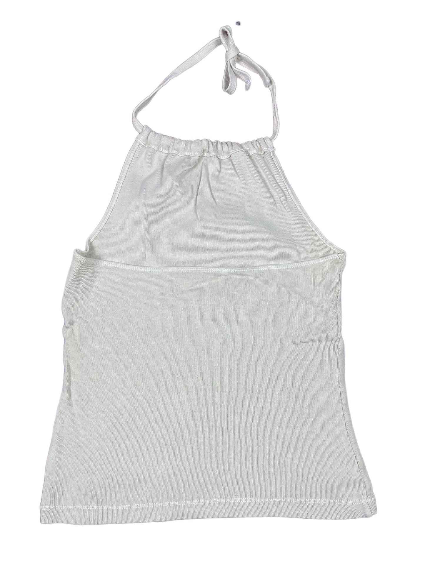 Y2k Reebok Sleeveless Neck Holder Top Cream M