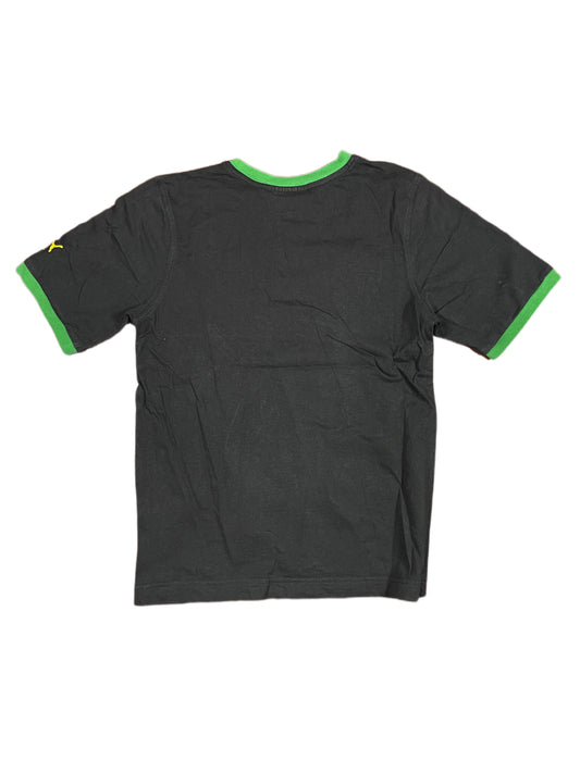 Vintage Puma 2000s Jamaica T-Shirt Black Green - S