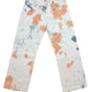 Y2k Levi's 501 UpCycled Denim Pants White Multicolor - XL