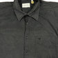 Vintage Armani Short Sleeve Shirt Striped Black - XXXL