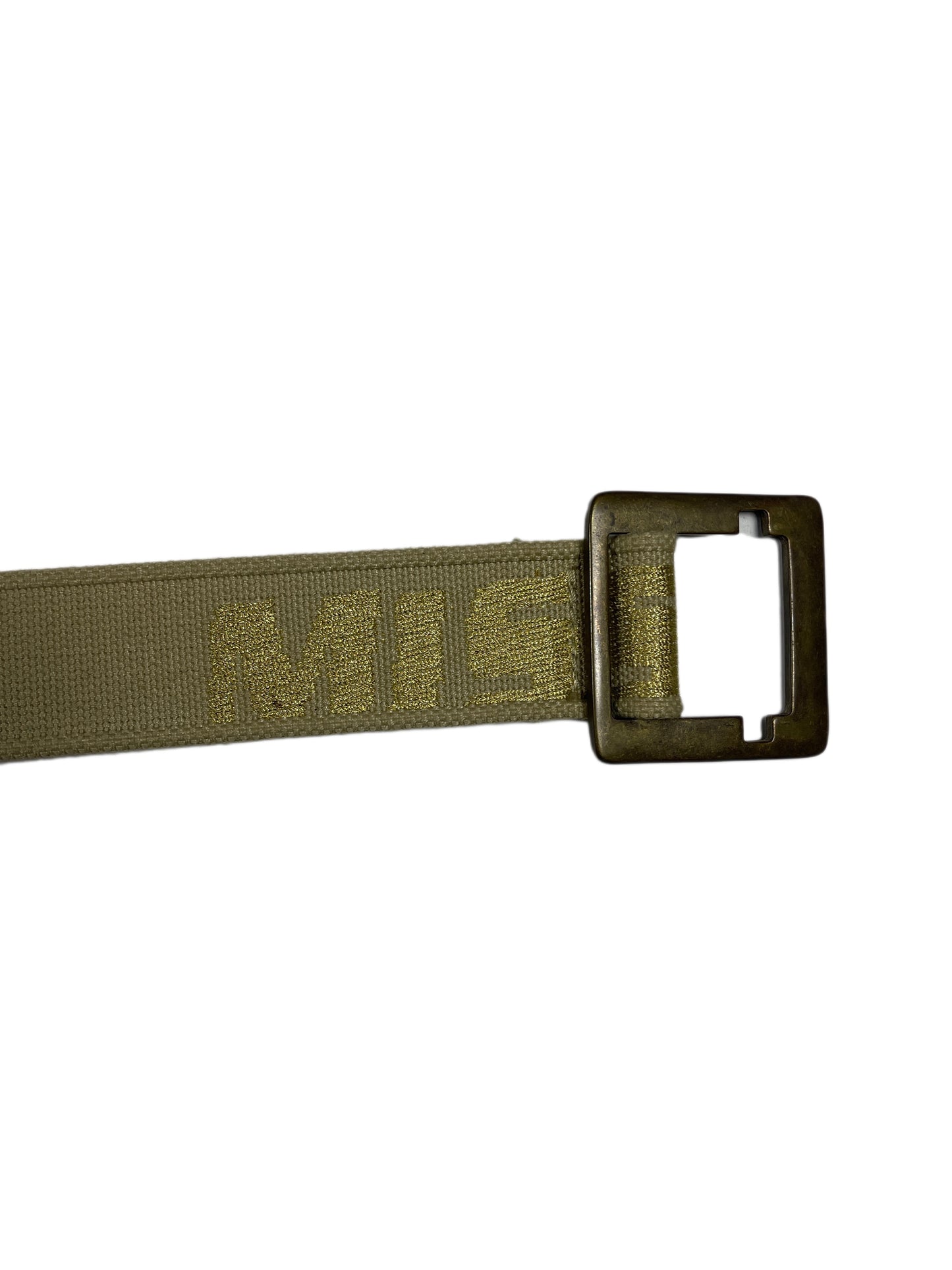 Y2k Miss Sixty Belt Beige