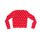 Y2k Traka Barokka Button Sweater Red - M